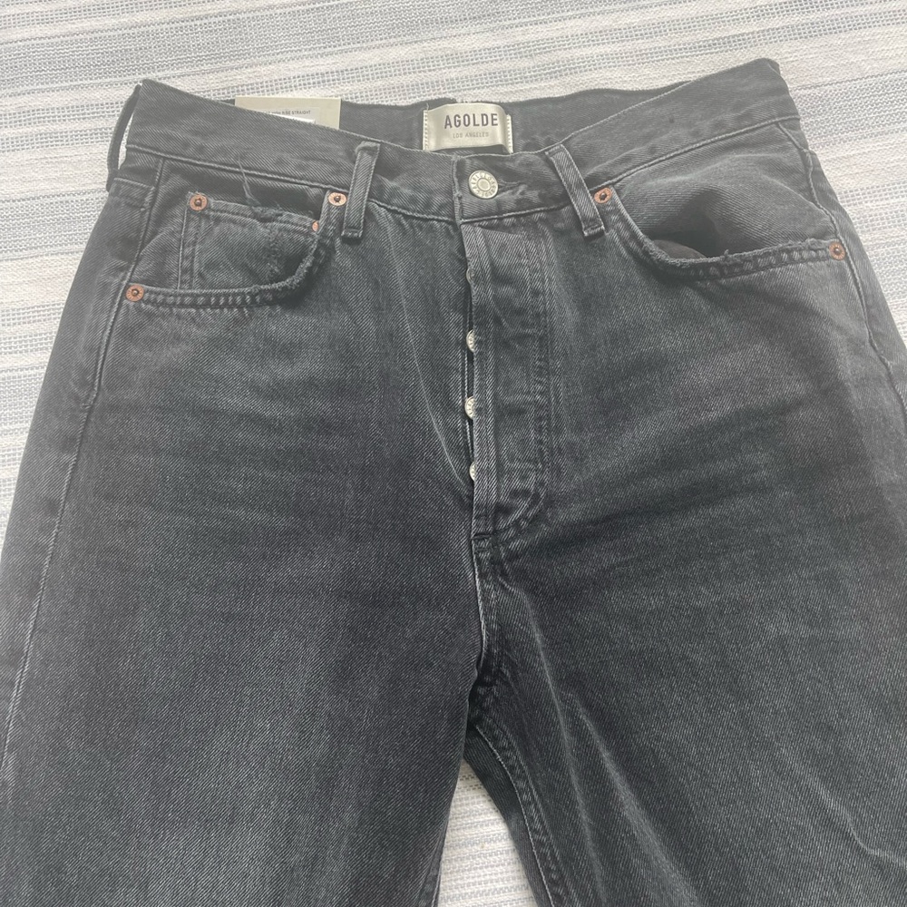 Agolde Riley High Rise Straight Crop Size 27